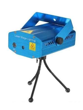 ლაზერული განათების პროექტორი Mini Laser Stage Lighting Blue